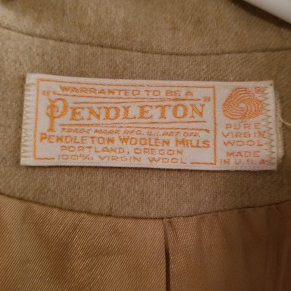 Pendleton Camel/Tan Wool Blazer - Picture 5 of 6